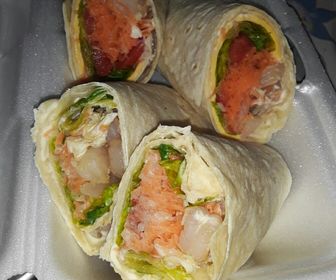 Shrimp/ lobster wrap