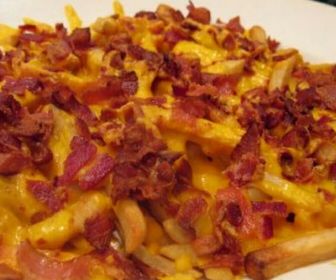 Bacon cheese fries