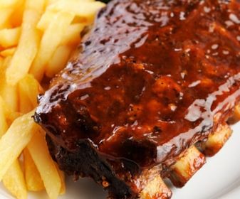 Barbecue ribs 