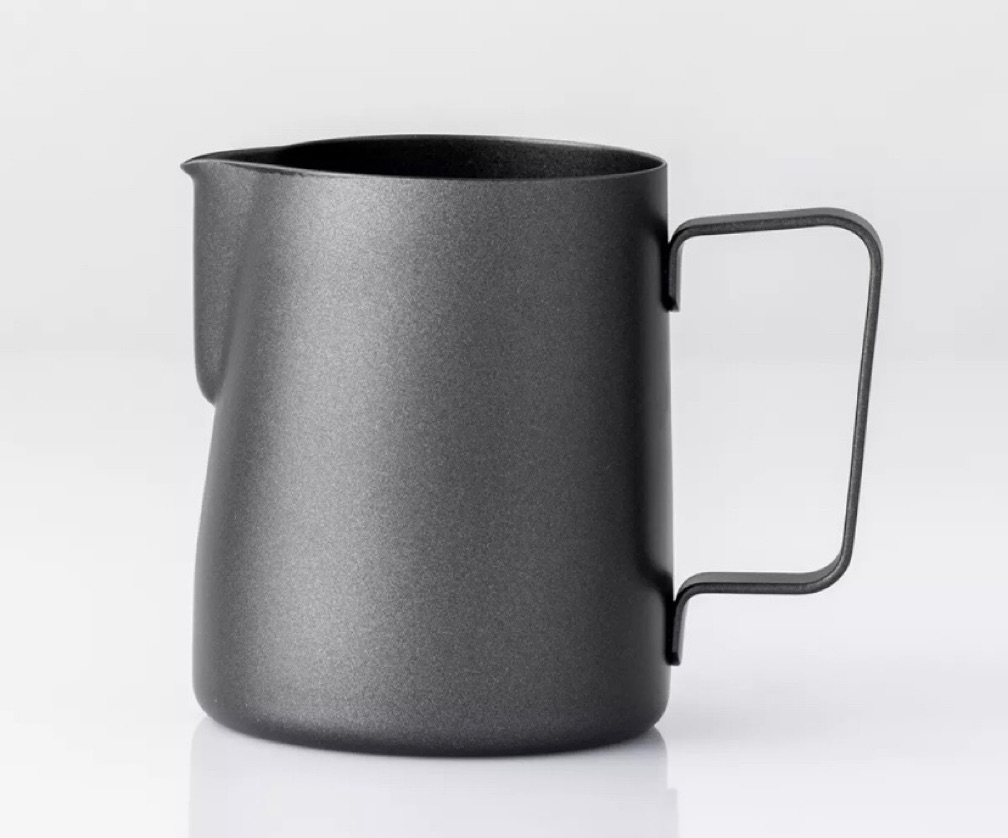 Black Teflon Milk Frothing Pitcher 350ml