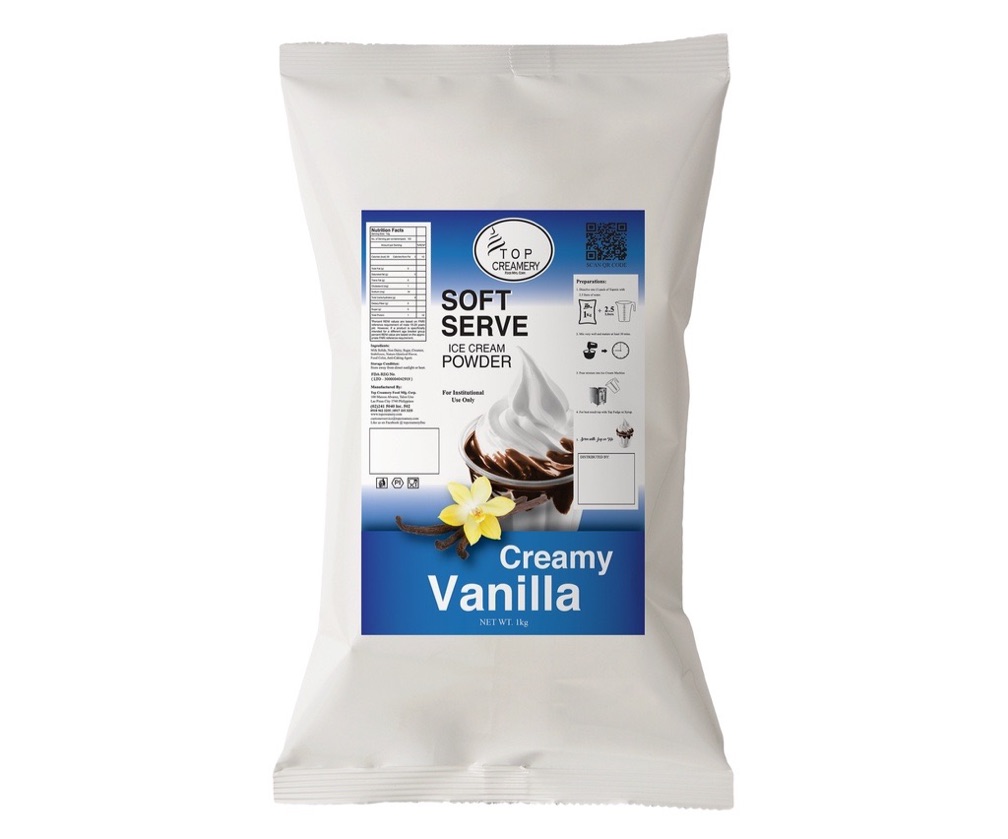 Soft Serve Creamy Vanilla TOP Mix 1kg