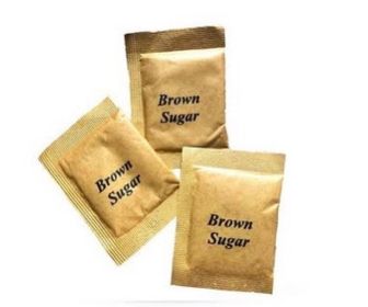 Brown Sugar Sachet Single Serve 100pcs.