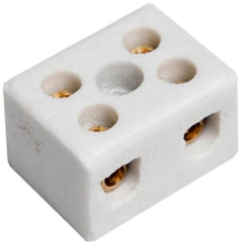 4120 CONECTOR PARA CHUVEIRO 6mm - 2 POLOS 5A (CERÂMICA)