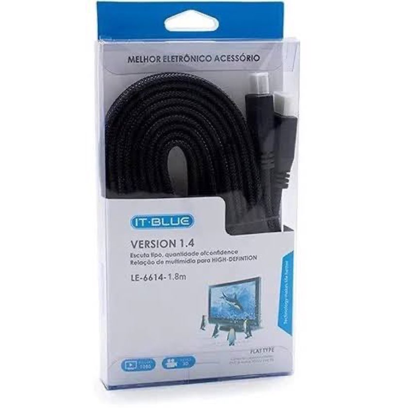 CABO HDMI 1.8 METROS - MARCA LELONG REF: LE-6614-1.8M