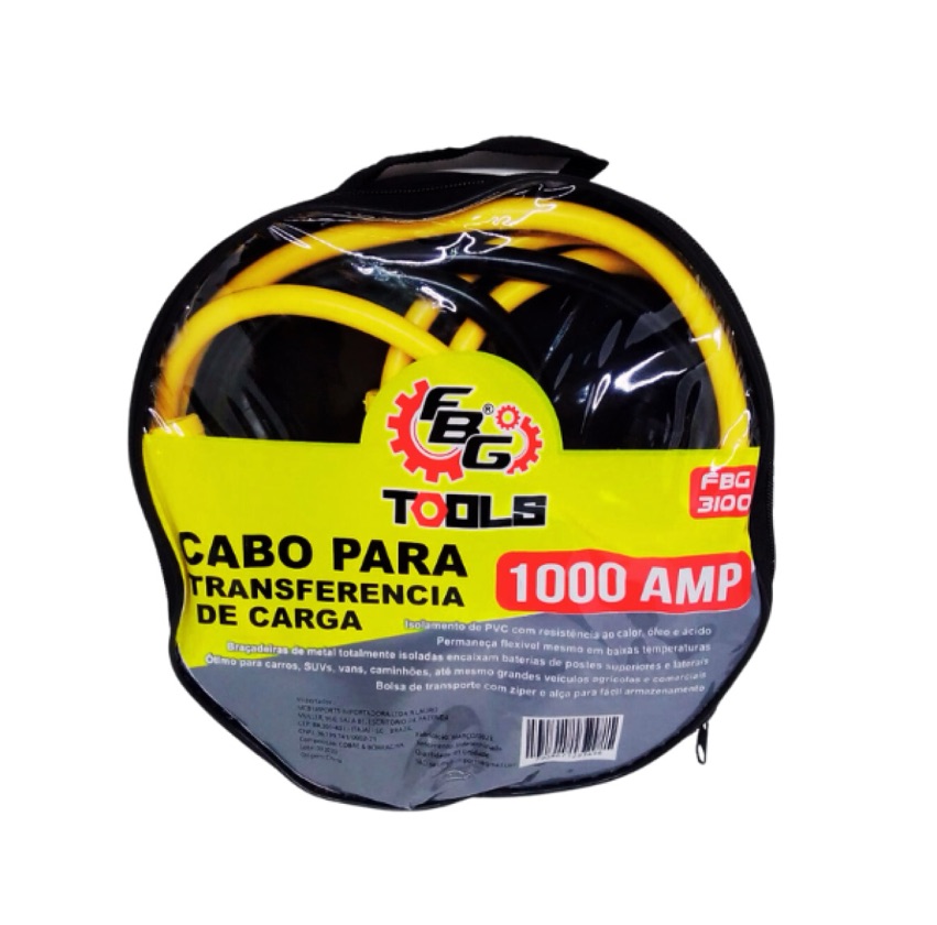 CABO DE TRANSMISSÃO DE ENERGIA AUTOMOTIVA 1000AMP - MARCA: FBG REF: FBG-3100