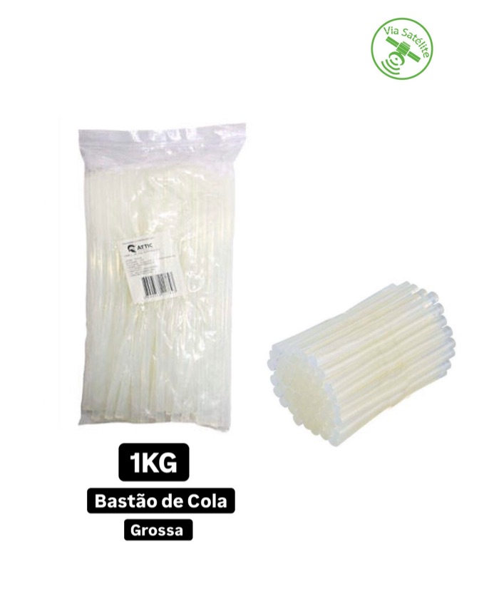 PACOTE DE BASTÃO GROSSO PARA COLA QUENTE (1KG) - GL0328