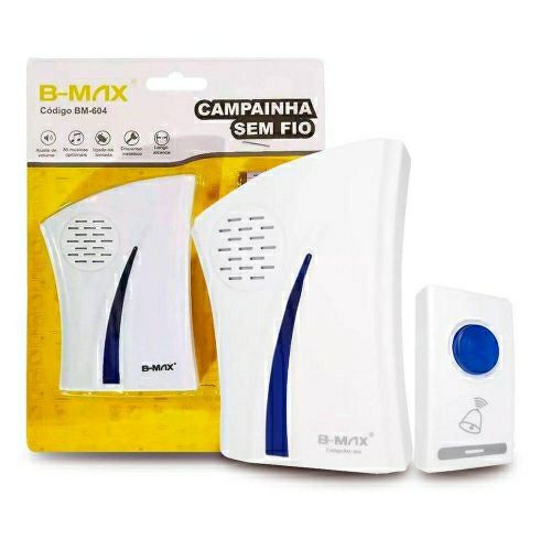 CAMPAINHA SEM FIO - MARCA: B-MAX REF: BM-604 