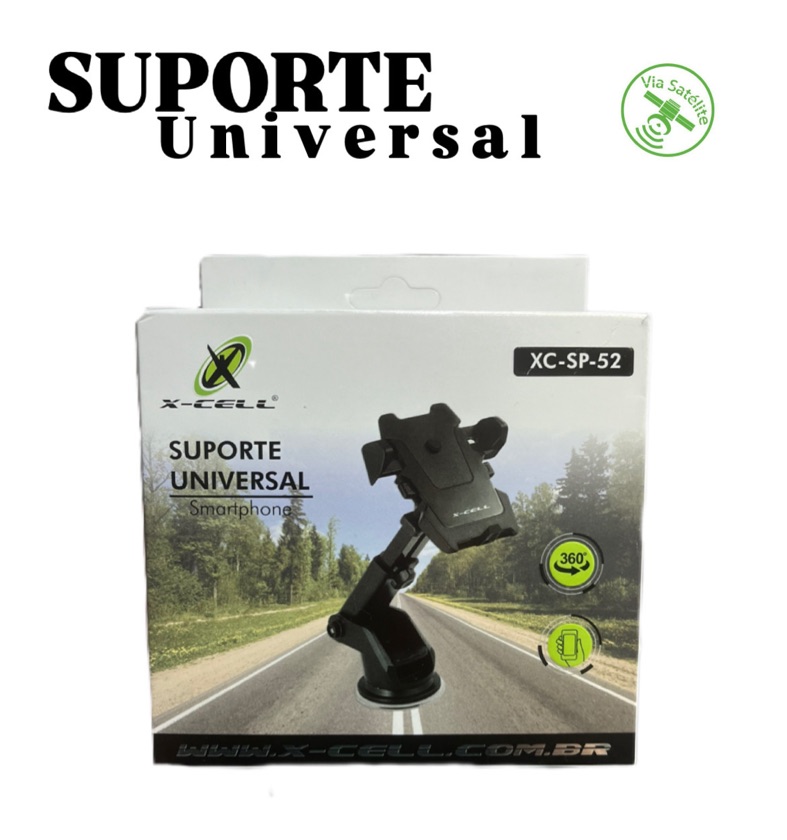 SUPORTE UNIVERSAL PARA CARRO - MARCA: FLEX REF: XC-SP-52