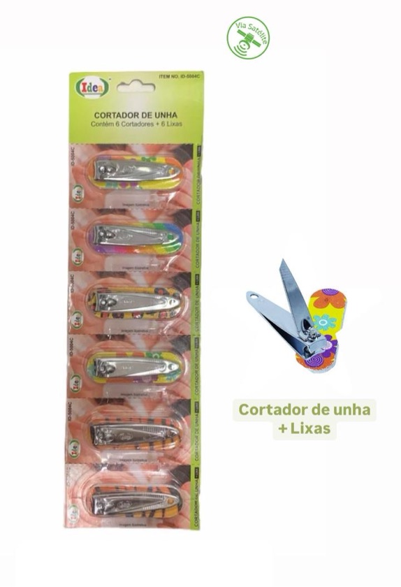 CORTADOR DE UNHA + LIXA - MARCA: IDEA REF: ID-5004C