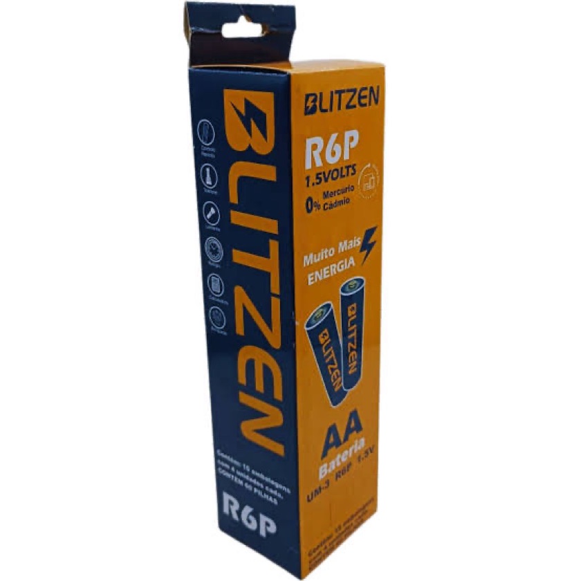 CAIXA DE PILHA BLITZEN AA (CX COM 60 UN) - MARCA: BLITZEN