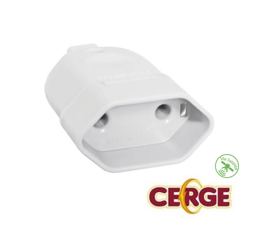 10A PONTA DE EXTENSÃO FEMEA 10A-250V~ MARCA: CERGE REF: 191C