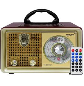 RADIO ANALÓGICO BLUE/FM/AM/USB/SD - MARCA: SONG STAR REF: SS-660UBT