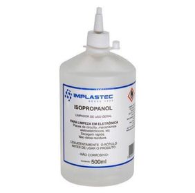 ÁLCOOL ISOPROPANOL 99,8% 500ML - MARCA: IMPLASTEC