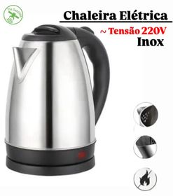 CHALEIRA ELÉTRICA ~ TENSÃO 220V INOX - REF: XH-4141