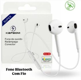 FONE BLUETOOTH COM FIO - MARCA: KAPBOM REF: KA-S6