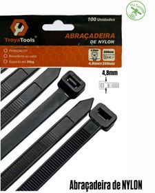 ABRAÇADEIRA DE NYLON 4,8MM X 350MM - REF: TRY-0076