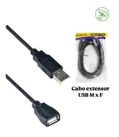 CABO EXTENSOR USB MACHO X FEMEA DE 1.5 METROS - MARCA: B-MAX REF: BM-8662 