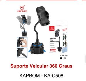 SUPORTE PARA CELULAR PORTA COPOS - MARCA: KAPBOM REF: KA-C508