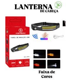 LANTERNA DE CABEÇA 3 FAIXA - MARCA: KAPBOM REF: KA-L1970