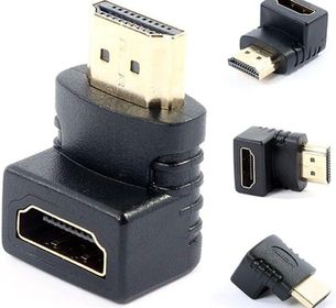 ADAPTADOR HDMI 90° FÊMEA X HDMI MACHO - MARCA: MXT REF: 1.2.58