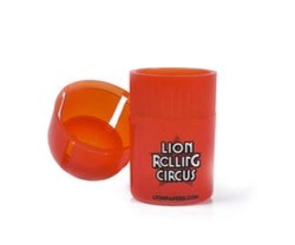 Grinder Tainer Lion Rolling Circus Plástico 