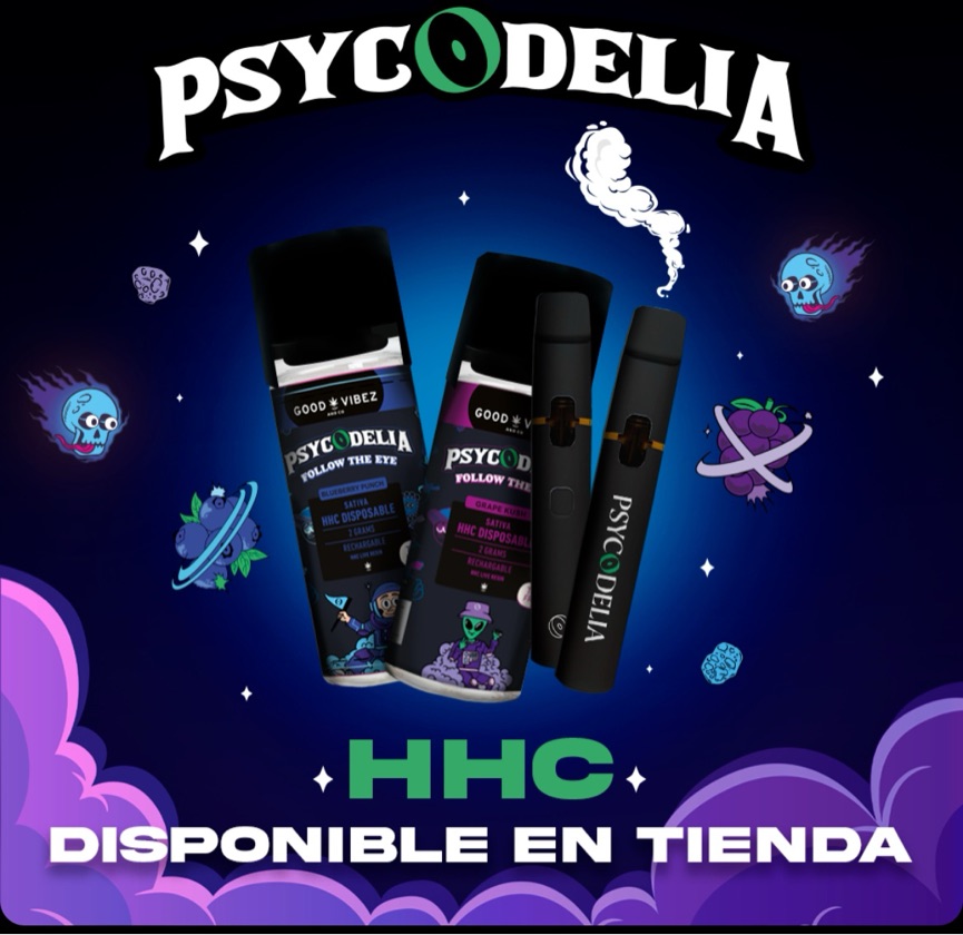 Psycodelia HHC Desechable 2000 mgs 2 ml HHC