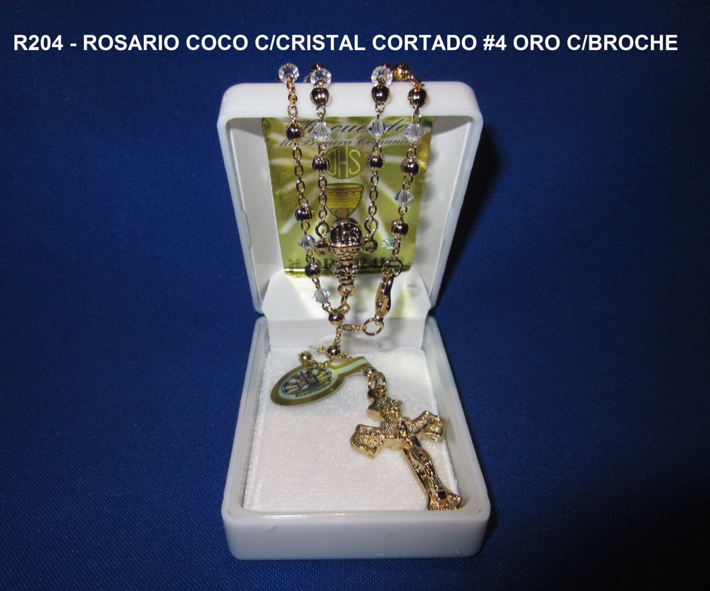 R204 - ROSARIO CRISTAL CORTADO