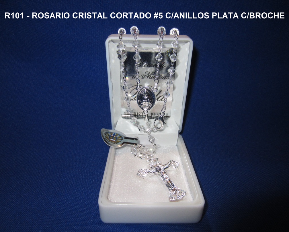 R101 - ROSARIO CRISTAL CORTADO