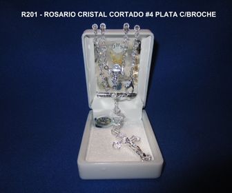 R201 - ROSARIO CRISTAL CORTADO