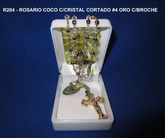 R204 - ROSARIO CRISTAL CORTADO