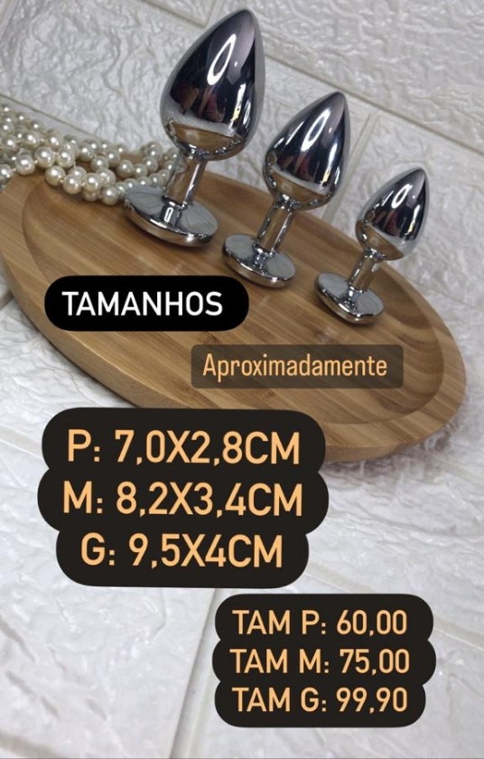 Plugs diferenças de tamanho 