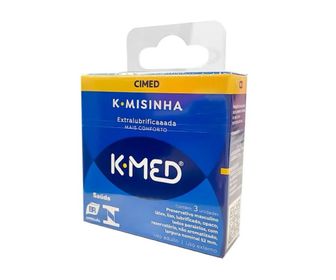 K-MISINHA PRESERVATIVO TRADICIONAL 3 UNIDADES K-MED