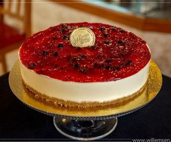 Torta cheesecake de cassis G (30 fatias)