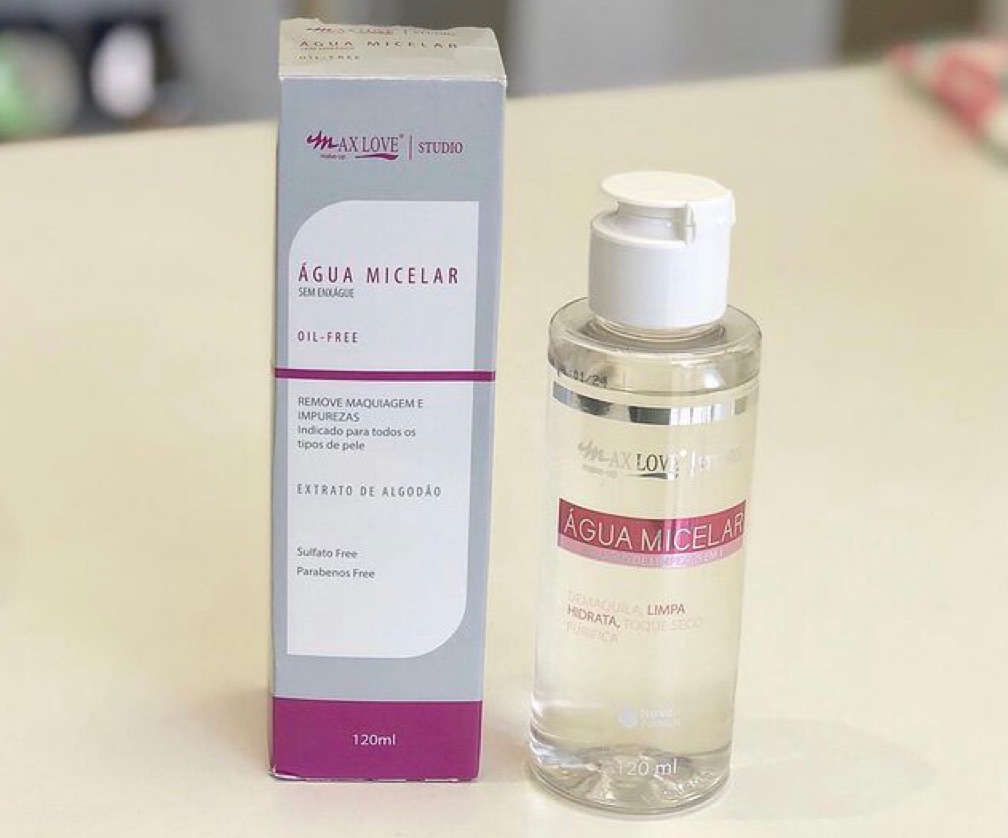 Água Micelar Oil-Free MaxLove