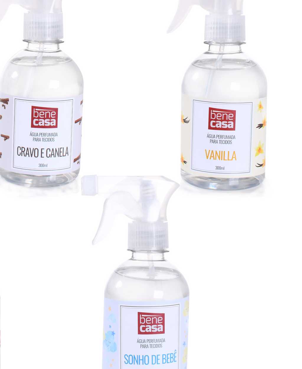 AGUA AROMATIZADA PARA TECIDOS BENE CASA ENCANTO 300ml SORTIDO