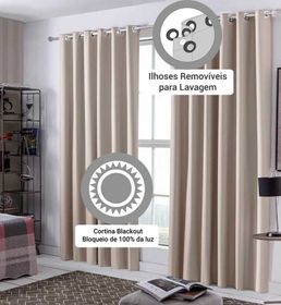 CORTINA BLACKOUT 100% CLASSIC 1,70 m X 2,64 m - 93-MARFIM