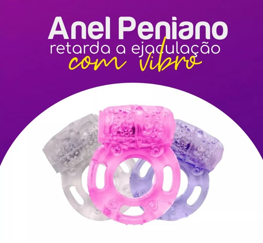 Anel Peniano Com Vibrador