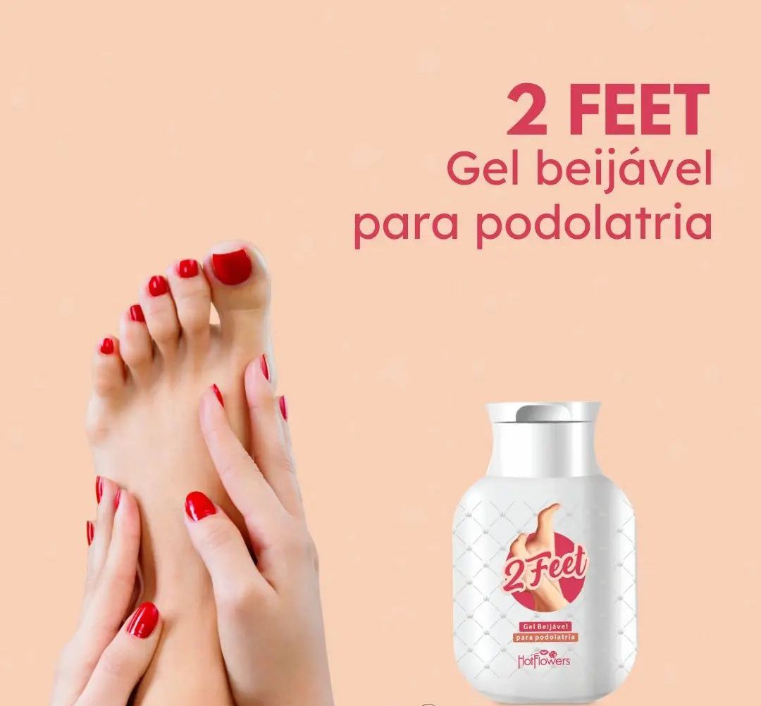 2 feet Gel beijável para os pés sabor manga 60g