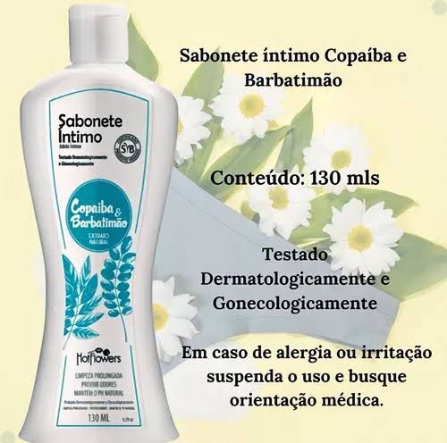 Sabonete Íntima Copaiba & Barbatimão 130ml