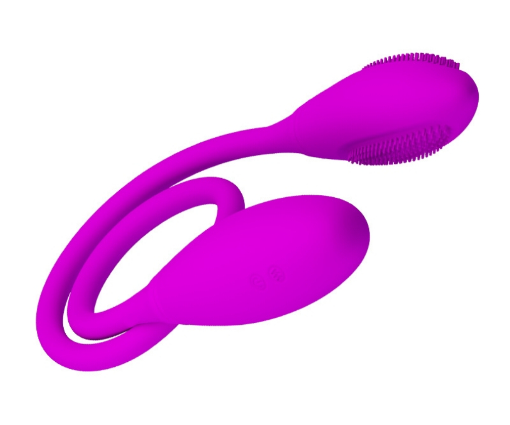 Vibrador Casal Ponta Dupla USB 7 Modos De Vibrações Silencioso 