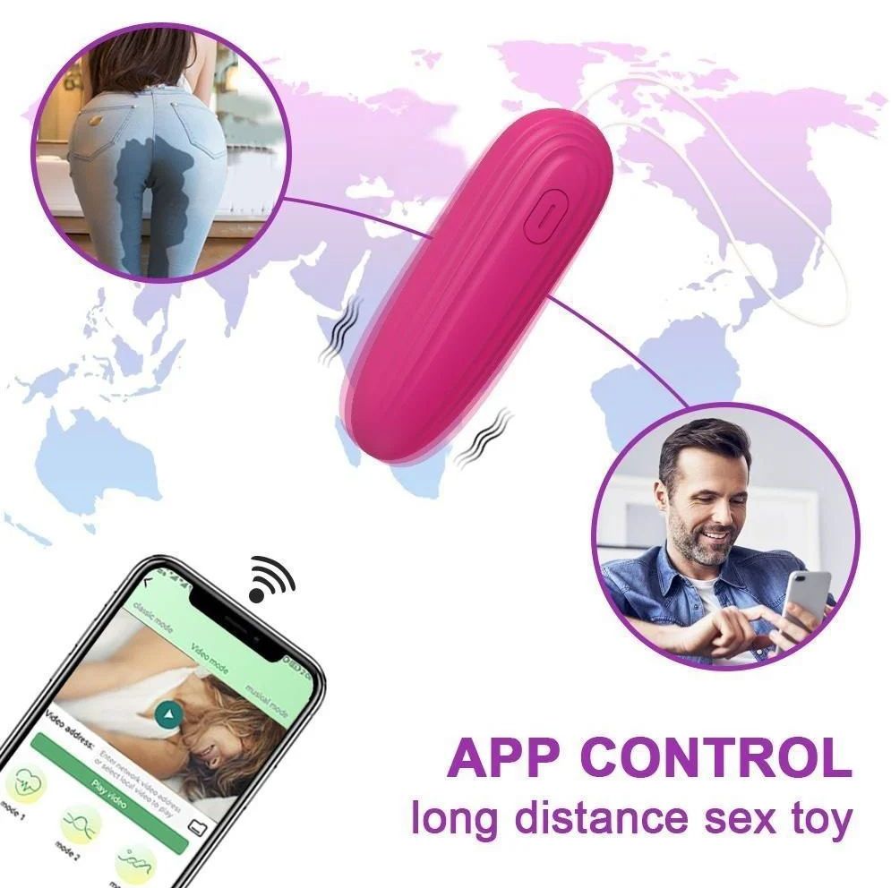 Vibrador Bullet Controle de Celular Bluetooth USB Silencioso