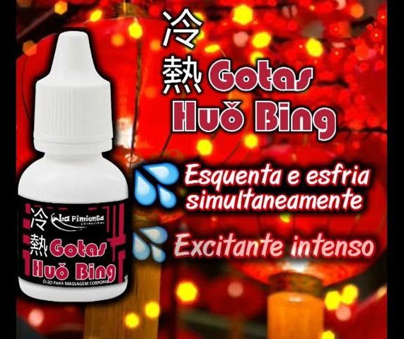 Excitante Unissex Esquenta e Esfria Gotas Huo Bing 10ml