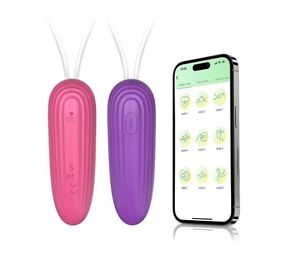 Vibrador Bullet Controle de Celular Bluetooth USB Silencioso