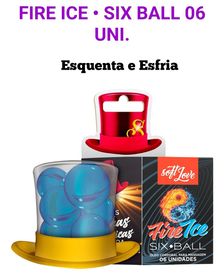 Bolinha Fire Ice 6 unidades