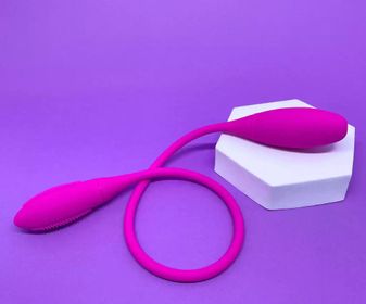 Vibrador Casal Ponta Dupla USB 7 Modos De Vibrações Silencioso 