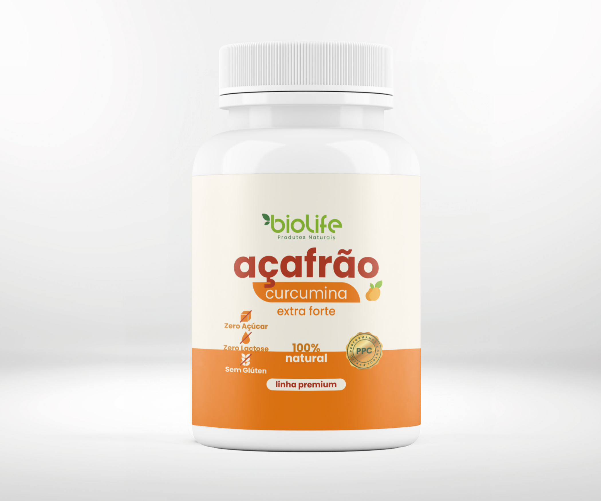 AÇAFRÃO (Cúrcuma) - 60 CPS (BIOLIFE)