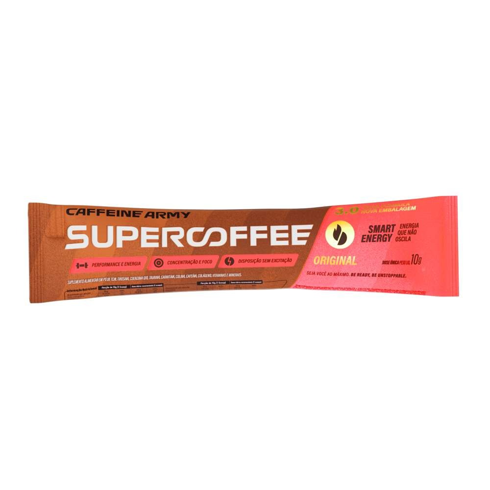 SUPER COFFEE SACHE SABOR ORIGINAL - 10G CAFFEINE ARMY