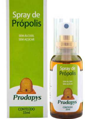 SPRAY DE PRÓPOLIS (SEM ALCOOL E AÇUCAR) - 33ML (PRODAPYS)