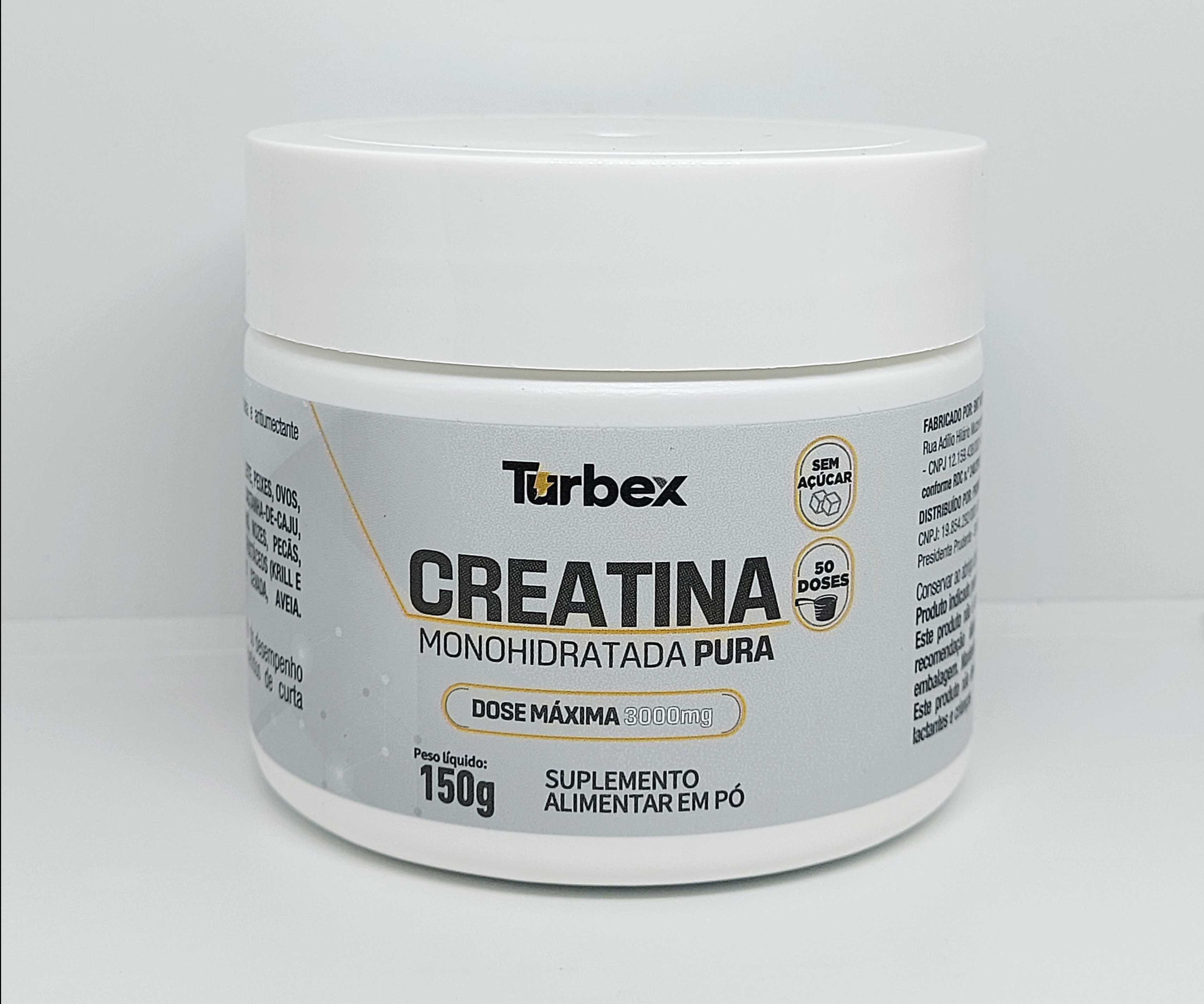 CREATINA MONOHIDRATADA PURA TURBEX - 150g (TURBEX)