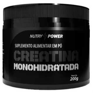 CREATINA - SUPLEMENTO ALIMENTAR EM PÓ - MONOHIDRATADA - 200G - NUTRYPOWER (APIS NUTRI)